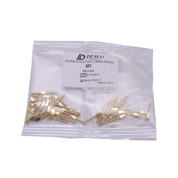 پین داخل کانال طلایی 50 عددی برند دنکو Denco