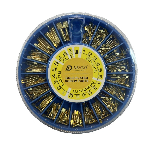 پین برنجی آسورت دنکو Gold Plated Screw Post