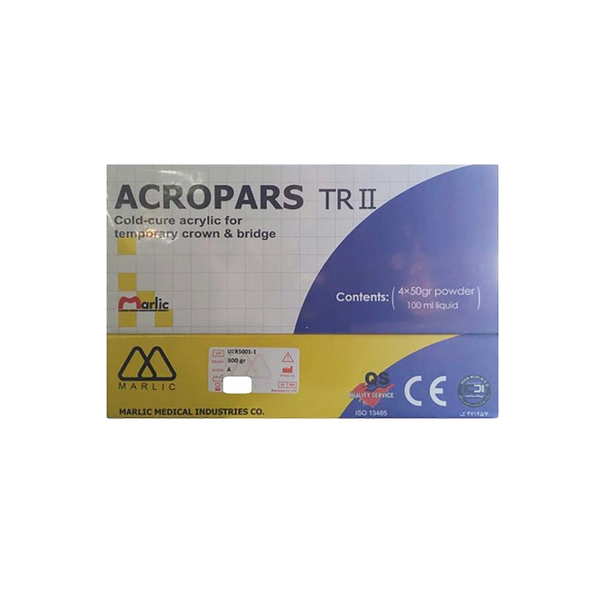 آکریل روکش موقت خودپخت آکروپارس TRII
