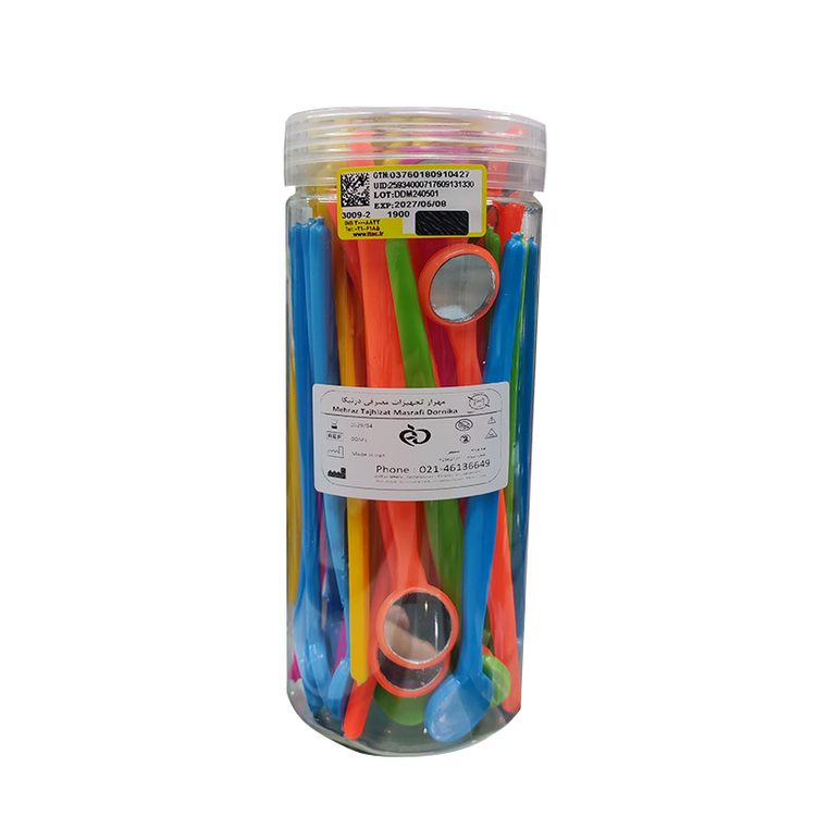 آینه یکبار مصرف دندانپزشکی 50 عددی