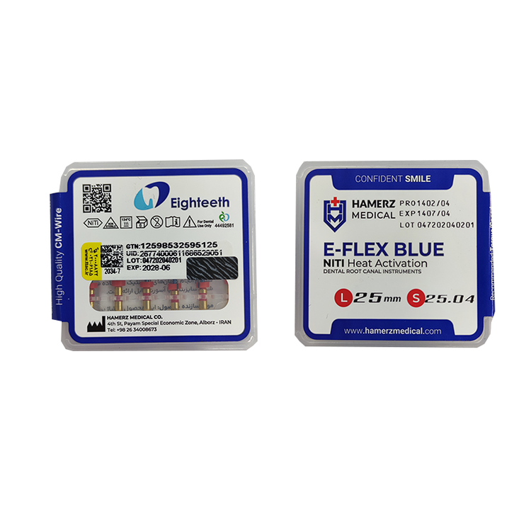 فایل روتاری درصدی آبی ایتیس E-Flex Eighteeth