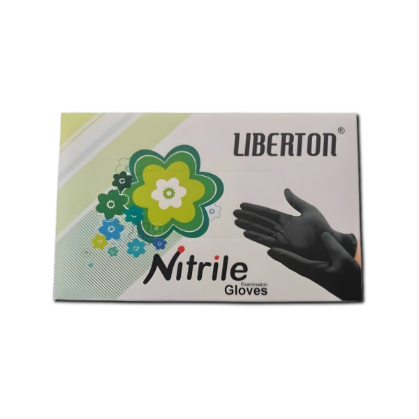 دستکش نیتریل مشکی لیبرتون LIBERTON