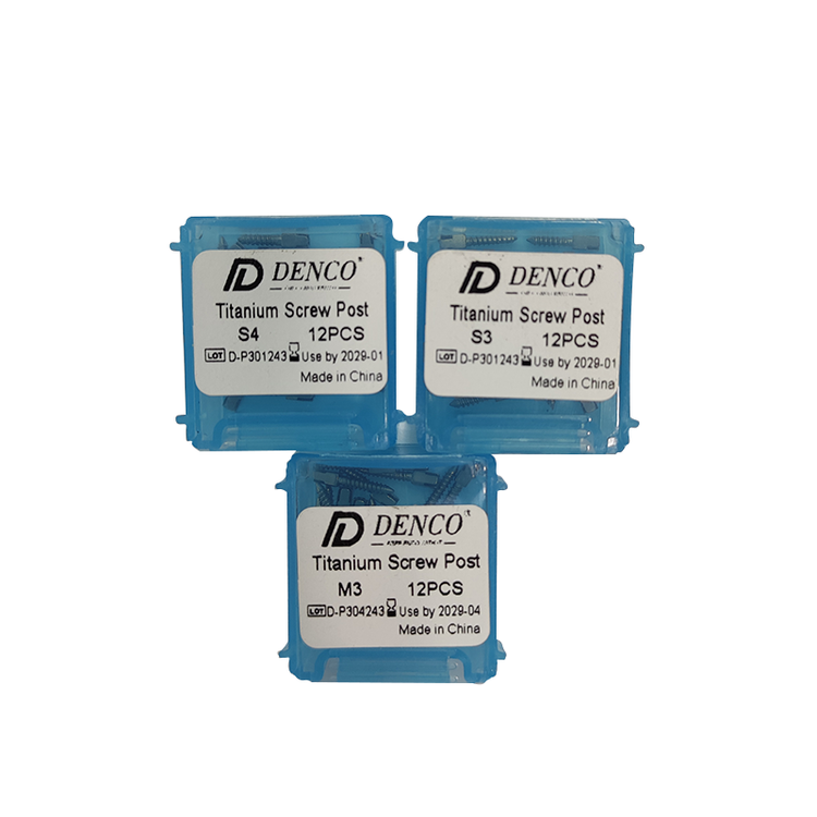 پین داخل کانال تیتانیوم دنکو DENCO Screw Post Titanium