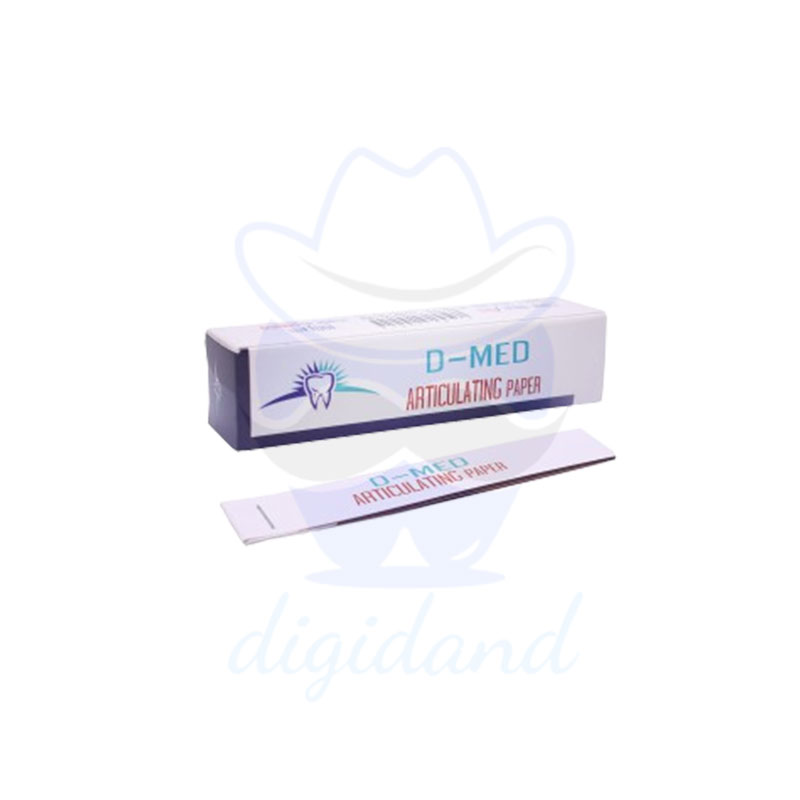 کاغذ کاربن آرتیکلاتور (آرتیکلاسیون) دو رنگ D-Med