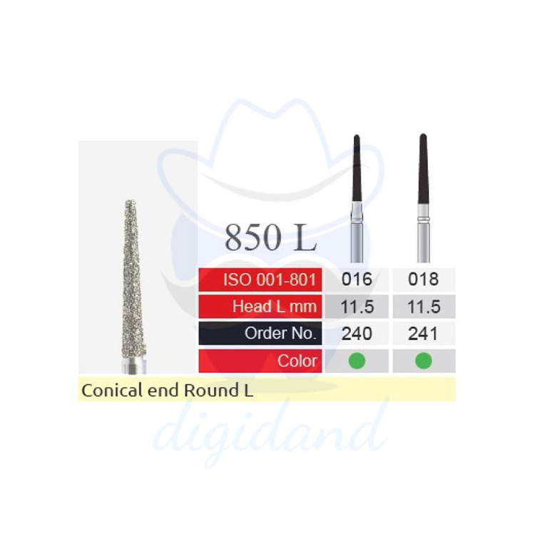 BTM Conical end Round L 850L