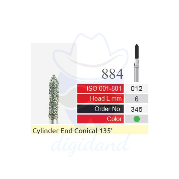 BTM Cylinder End Conical 135’ 884