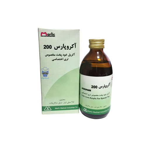 مایع آکریل قاشقک آکروپارس 200 مارلیک دنتال Marlic dental