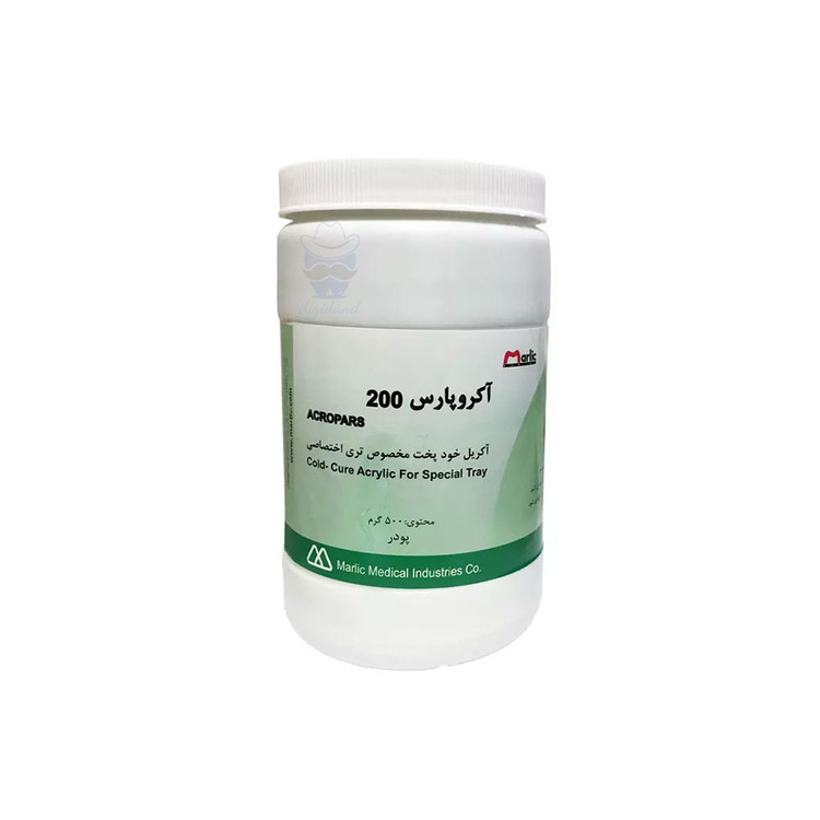 پودر آکریل قاشقک آکروپارس 200 مارلیک دنتال Marlic dental