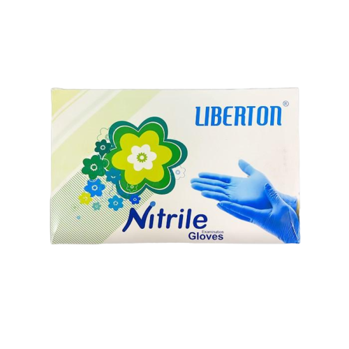 دستکش نیتریل آبی لیبرتون LIBERTON