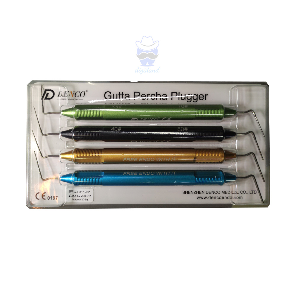 قلم پلاگر 4 عددی دنکو – DENCO Gutta Percha Plugger