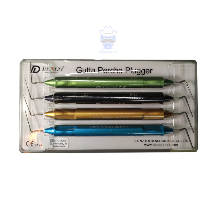 قلم پلاگر 4 عددی دنکو – DENCO Gutta Percha Plugger