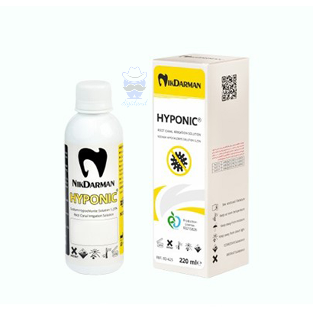 محلول هیپوکلریت سدیم نیک درمان HYPONIC 5.25%