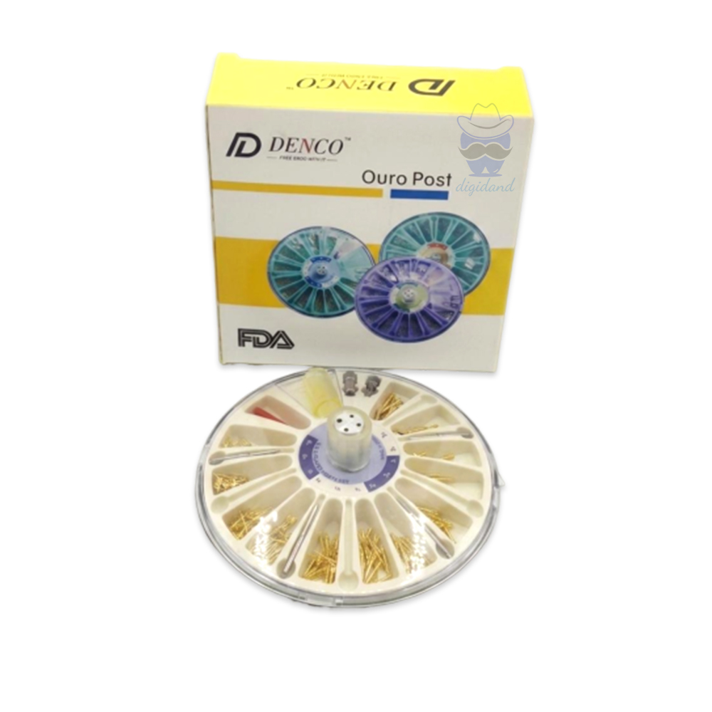 کیت پین برنجی آسورت دنکو  Gold Plated Screw Post Denco