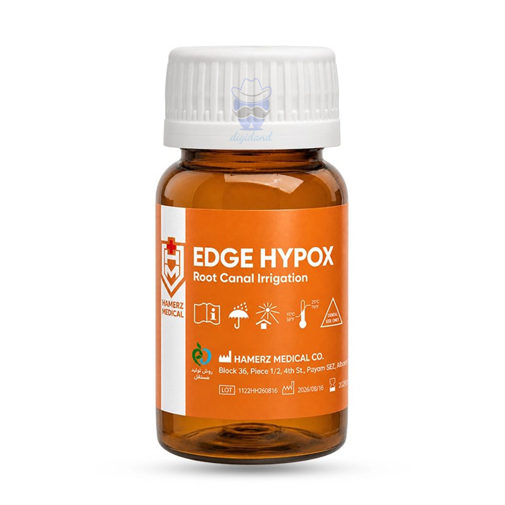 محلول شست‌وشوی کانال ریشه سدیم هیپوکلریت 5٫25 % هامرز EDGE HYPOX